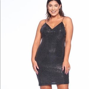 Plus size dress! Black mini